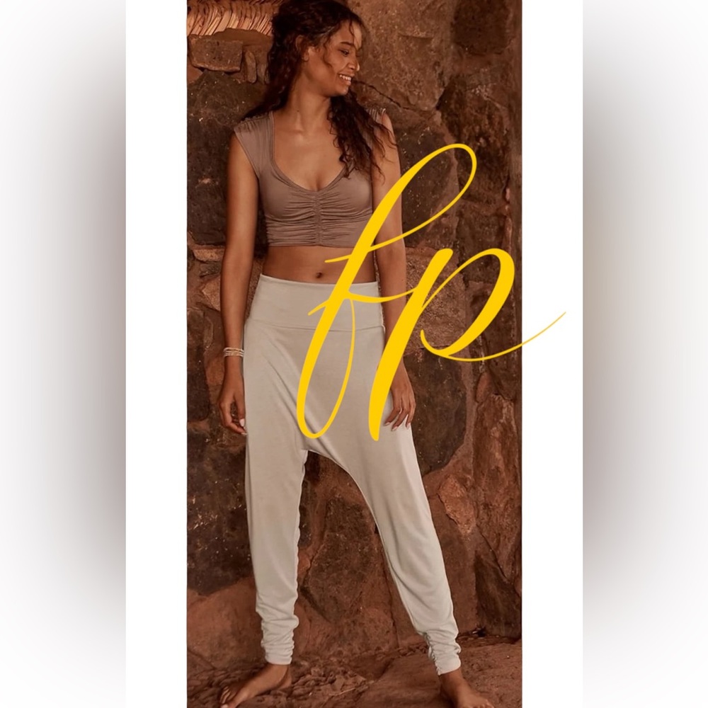 NWT Free People Echo Harem pants Clay sz Large